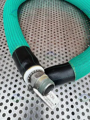 Used HUBER INSULATED CHILLER HOSE 48" W/ 1" THREADED FITTING TO KF40 Hoses California US | Equipment Lab #1287281