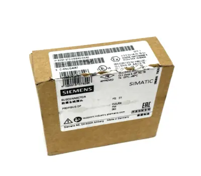 New | in-Stock Siemens SIMATIC DP PROFIBUS Bus Connector 35-Degree RS485 Electrical Fittings Michigan US | Maverick Industrial Sales #1401814
