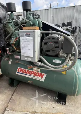 Used CHAMPION CASRSA47,HRA25 Lubricated Reciprocating Air Compressors California US | Star Industries #1254370