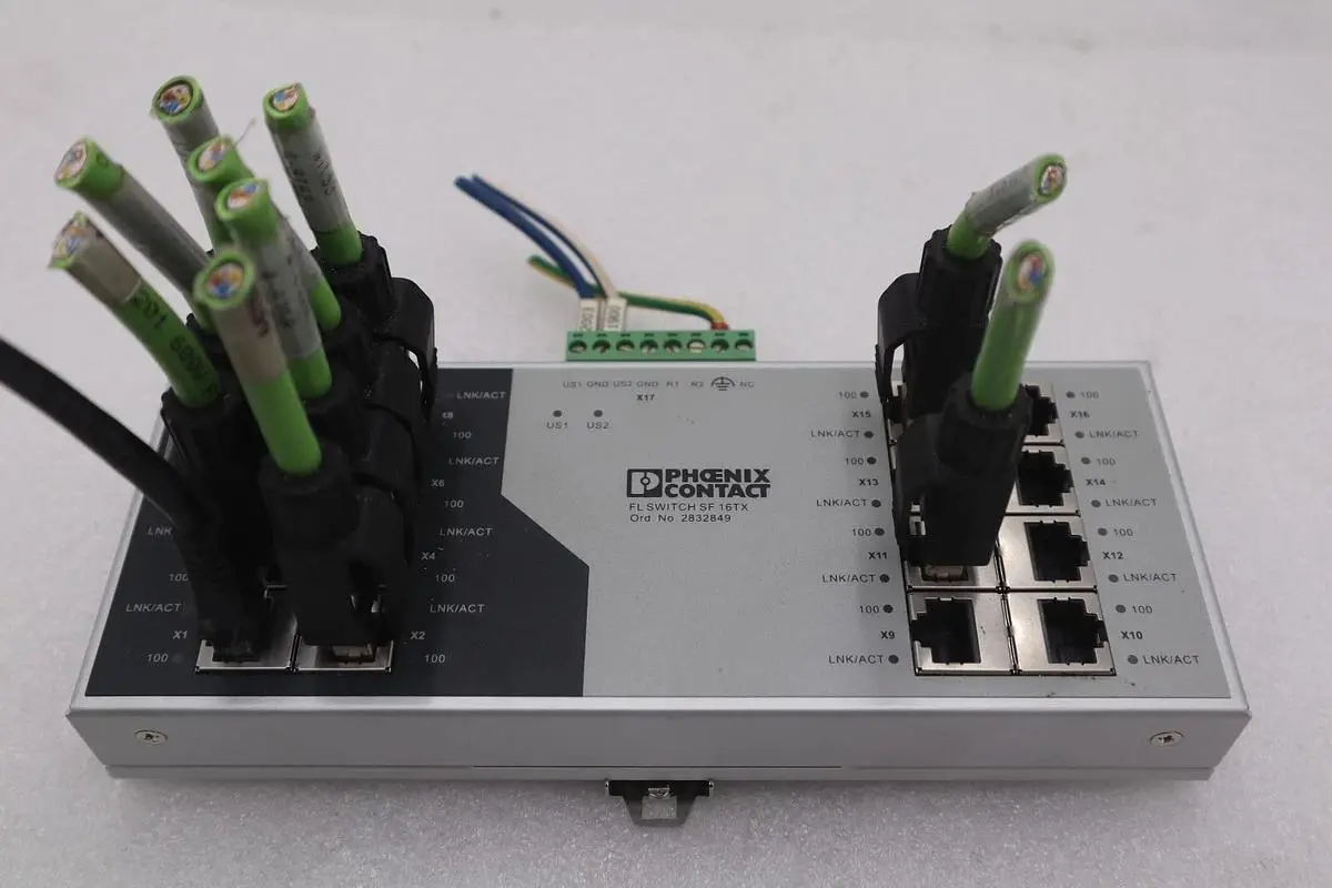 Phoenix Contact FL Switch SF 16TX, 16-Port Ethernet Switch 2832849 STOCK K-3489