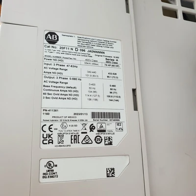 Used ALLEN BRADLEY 20F11ND096JA0NNNNN Misc Electrical & Power Parts California US | American Industrial Supply Co. #1493627