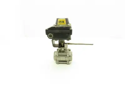 DuraValve DM340 3/4" Manual Ball Valve With Limit Switch On/Off Indicator Box