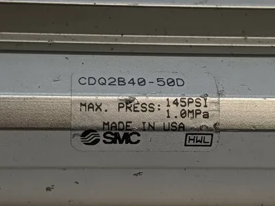 USED SMC DOUBLE ACTING COMPACT CYLINDER