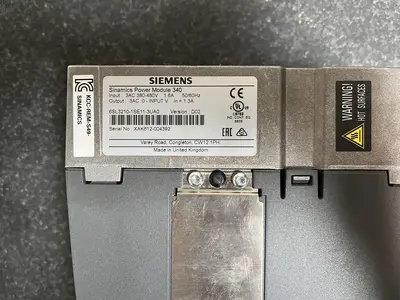 USED SIEMENS SINAMIC MODULE 340 6SL3210-1SE11-3UA0