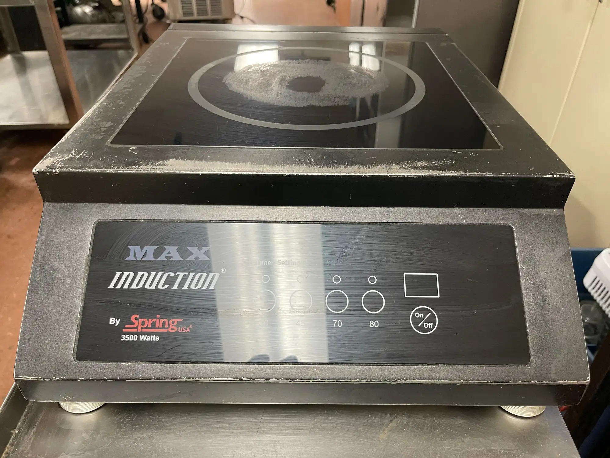 Used Spring Used Spring USA MAX Induction Cook and Hold Titanium Induction Range 240V 3500W Commercial Ranges Illinois US | Falcon Restaurant Supply #1375690