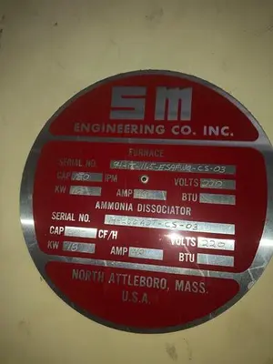 2721-180 SM ENGINEERING INCLINED QUENCH FLAT STOCK Annealing Furnace