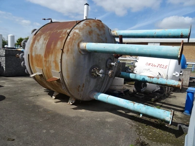 8,000L M/S  Hastelloy Clad JKTD Reactor