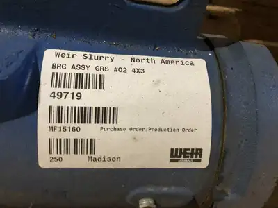 Weir Slurry 49719 Bearing Assembly MF15160 -NIB