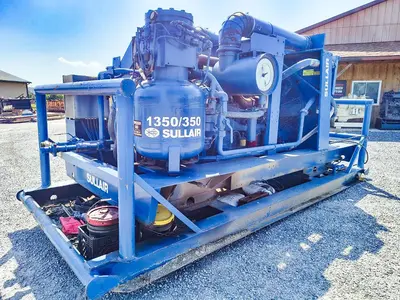 Used 2005 SULLAIR 1350/350 AIR COMPRESSOR High Pressure Air Compressors Pennsylvania US | East West Machinery & Drilling #1418079