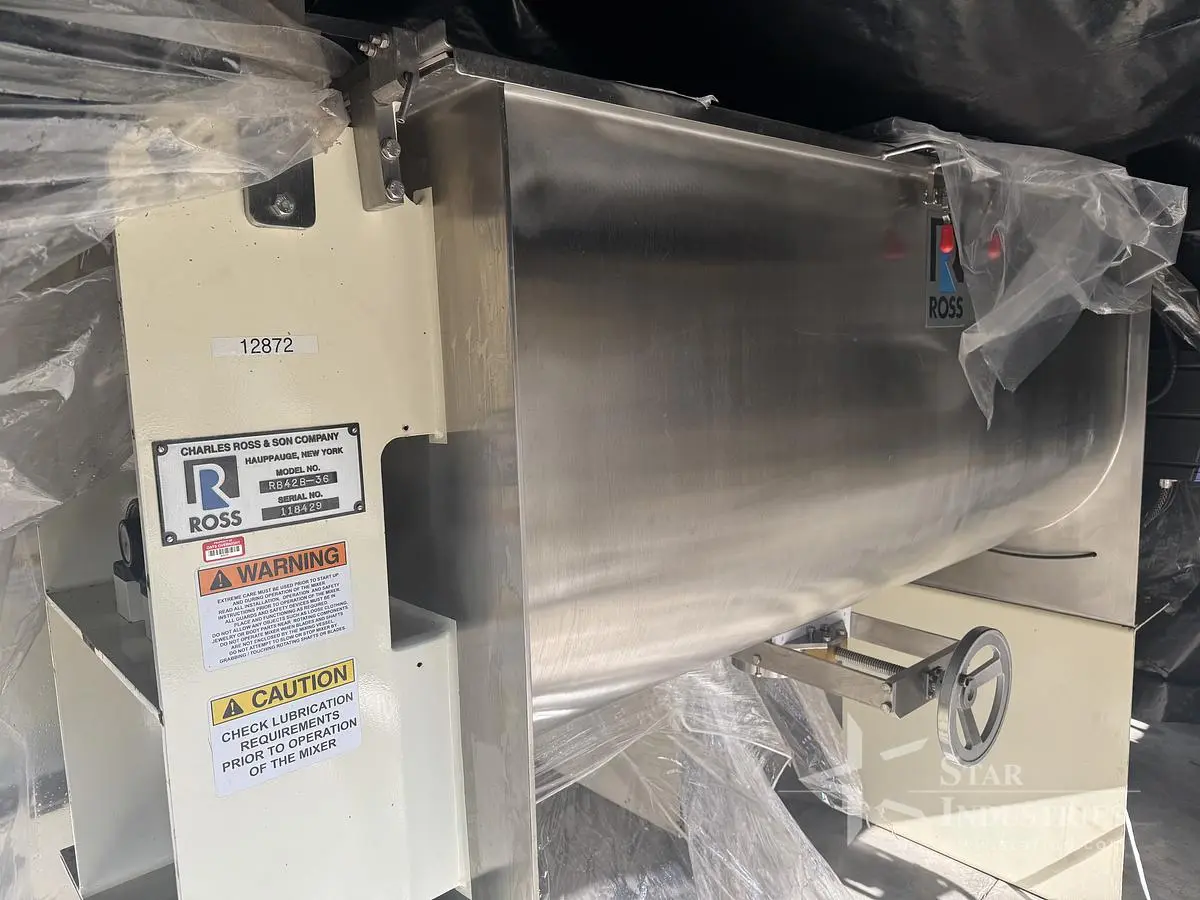 Used ROSS RB42B-36 Ribbon Blenders | Star Industries #1253784
