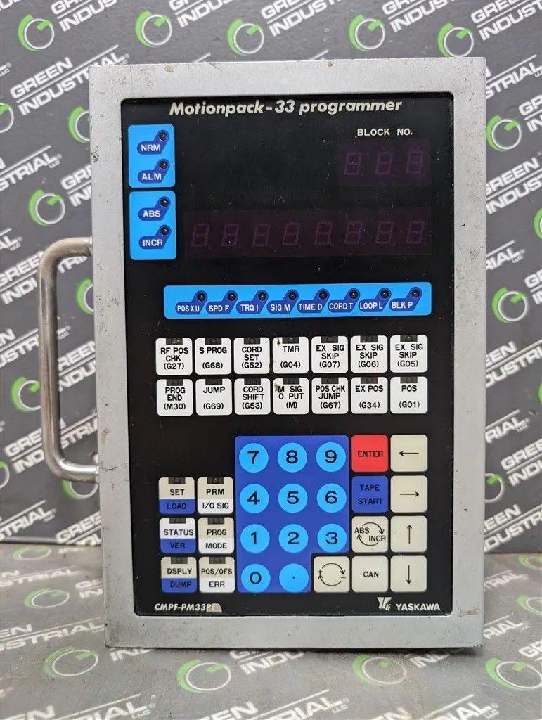 Yaskawa CMPF-PM33CE Motionpack-33 Programmer Teach Pendant Used
