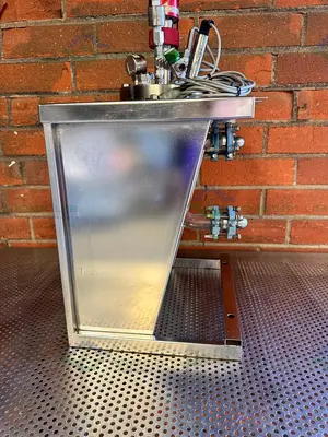 Used BUCHIGLASUSTER JACKETED 0.8 LITER GLASS REACTOR, 6 BAR W/ IMPELLER Reactors California US | Equipment Lab #1407299