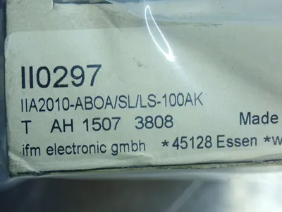 NEW IFM II0297