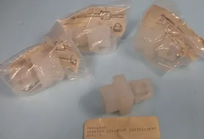 QTY. 1. LOT OF 4 MACE TEFLON FLOW CONTROL FITTING ...