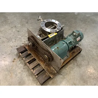Used 10" Stainless Steel Flo-Tronics Rotary Airlock Feeder Valve