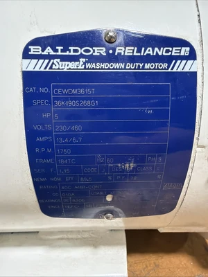 USED Baldor CEWDM3615T