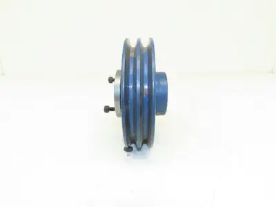 Miki Pulley NBK6A2 2-Groove V-Belt Pulley Sheave 6" OD Tapered 35mm Bushing
