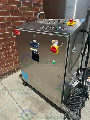 USED MILLIPORE STAINLESS STEEL SINGLE USE 1000 LITER REACTOR W/ CONTROLLER