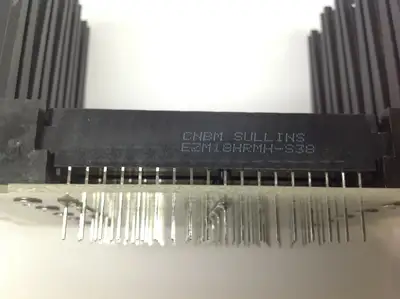USED SCI REV. C CARD RACK W/ (5) EZM18HRMH-S38 CONNECTORS