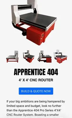 Used INDUSTRIAL CNC APPRENTICE 404 CNC Routers Wisconsin US | John G Weber Co Inc #1261905