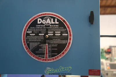 Used DOALL 2013-V Vertical Band Saws California US | Sterling Machinery Exchange #1465998