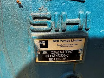 USED SIHI PUMPS LEMR 250 AZ AAA OE 0 CT