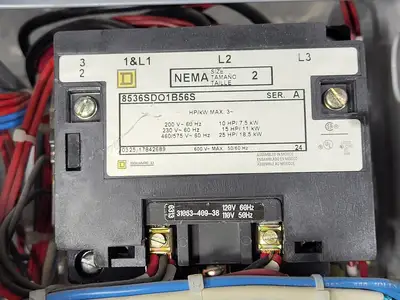 25 hp, Size 2, Motor Starter 8536SDO1B56S, 9065 SP26