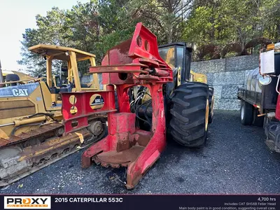 Used 2015 CATERPILLAR 553C Feller Bunchers New Jersey US | Proxy Equipment #1377862