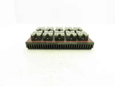 Carlo Gavazzi RM1A48D50S18 Solid State Relay 480V 50A SSR Heat Sink w/10 Relays