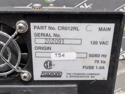 Foxboro CR012RL OVA Battery Charger for Organic Vapor Analyzers Used