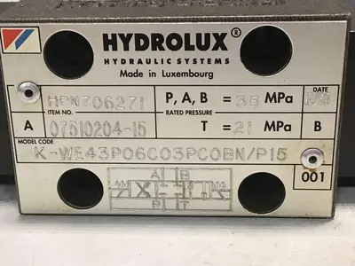 USED HYDROLUX K-WE43P06C03PC0BN/P15