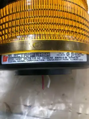 Electraflash 141ST Type 3R Amber Strobe Warning Light 120VAC