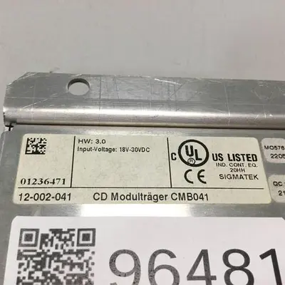 USED SIGMATEK CMB041 12-002-041