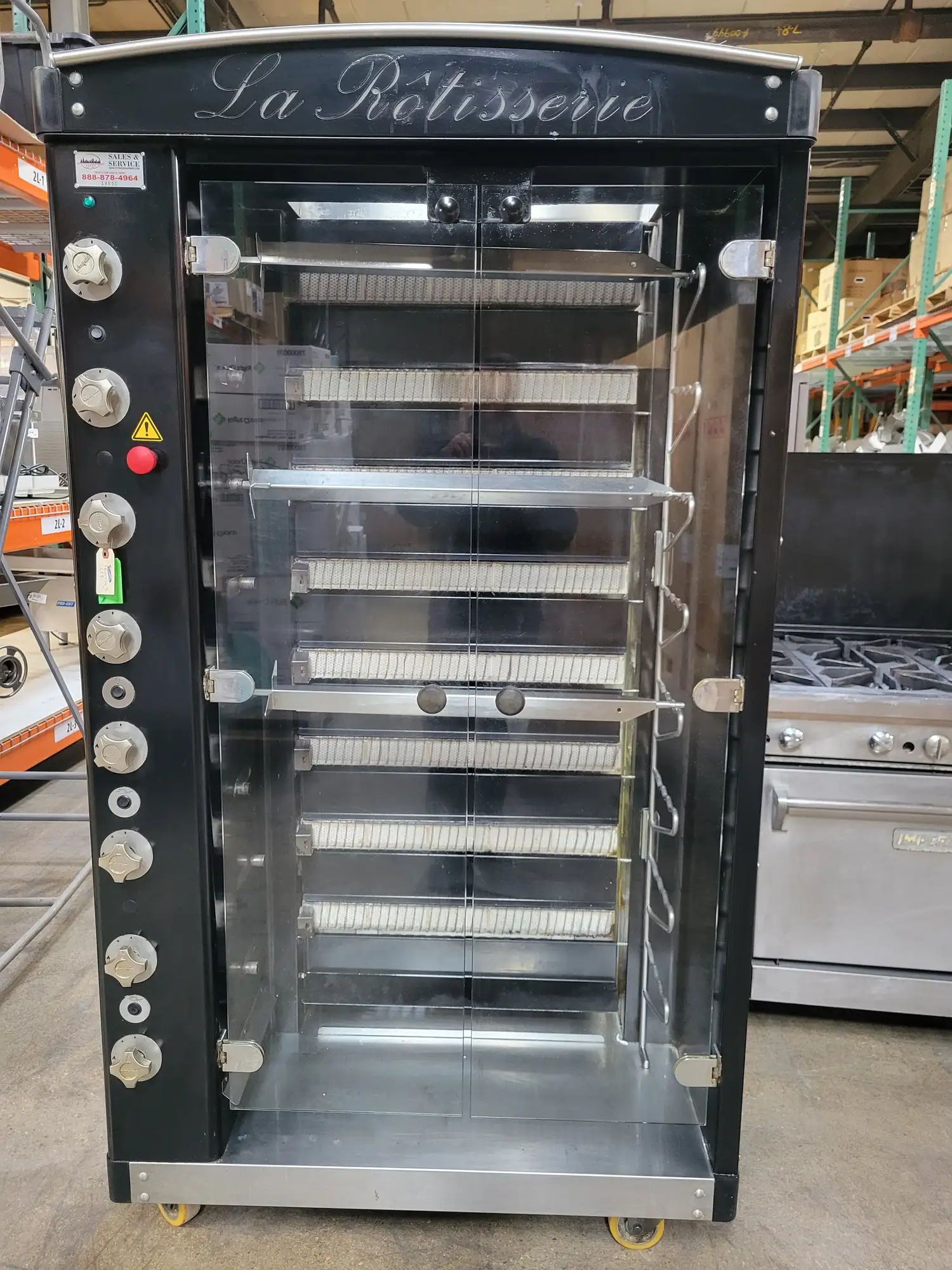 Doregrill MAG Series Gas 8 Spit Rotisserie W/ 40 Bird Capacity, Natural Gas