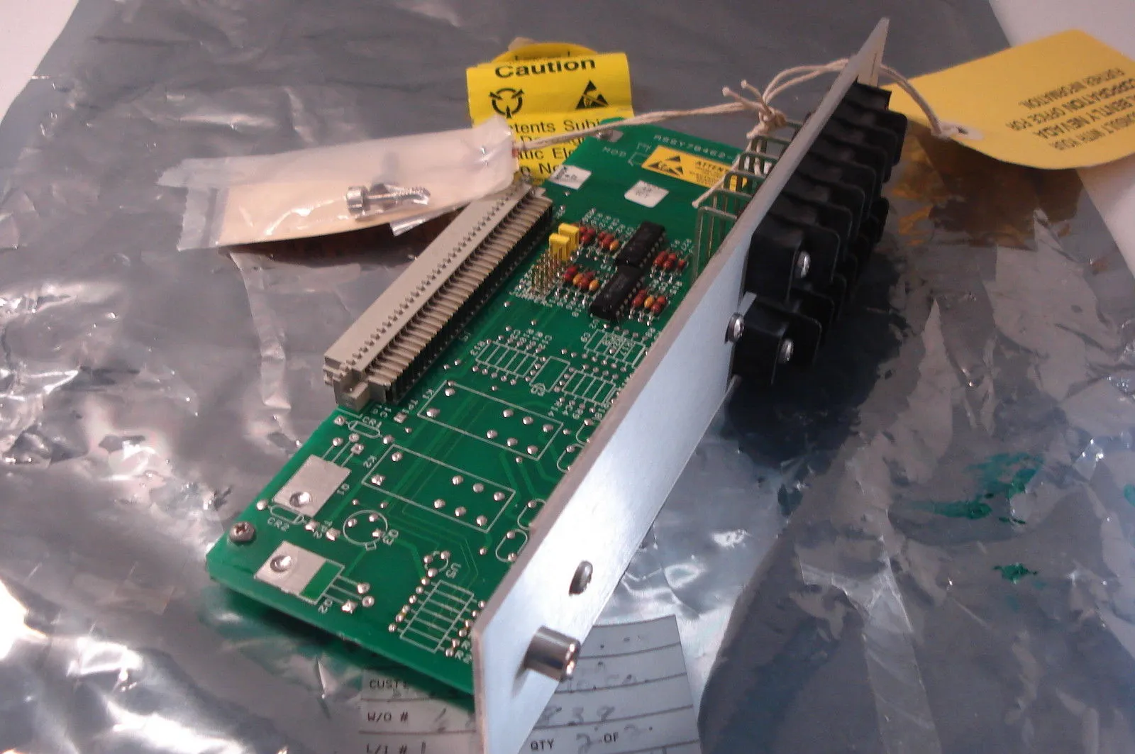 NEW BENTLY NEVADA ASSY. 78462-02 XDUCR I/O AND RECORD TERMINALS