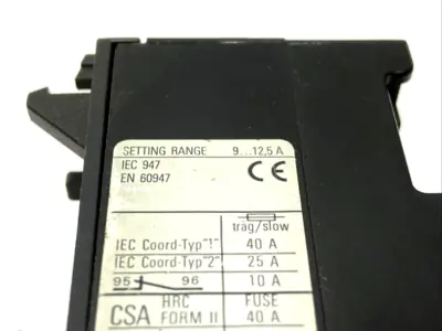 CT 3K-12.5 | Sprecher+Schuh  Overload Relay 9-12.5A - Used