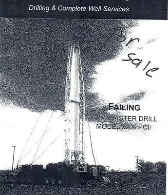 Used FAILING 3000-CF DRILL RIG Drill Rigs Pennsylvania US | East West Machinery & Drilling #1415917