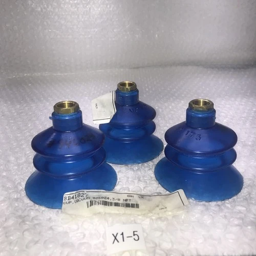 ** ROUND VACUUM CUP 946024,3/8 NPT THREADED# FAST SHIPPING &WARRANTY (LOT OF 3)#