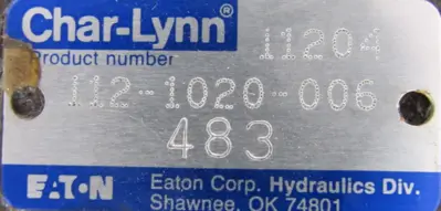 REFURBISHED EATON CHAR-LYNN 112-1020-006 HYDRAULIC MOTOR 1121020006