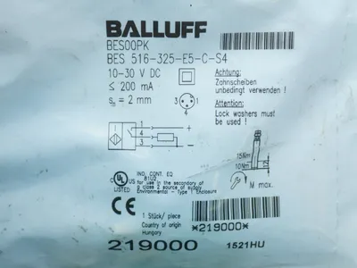 New | in-Stock BALLUFF BES516325E5CS4 Proximity Sensors Ohio US | HGR 24 #914417