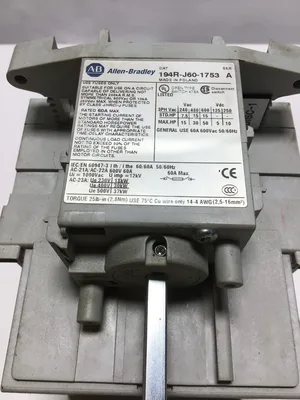 Allen-Bradley 194R-J60-1753 Mounting Rotating Handle Switch Disconnector