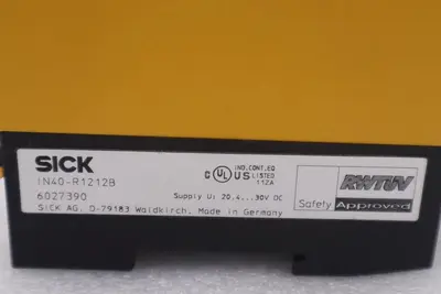 SICK IN40-R1212B / IN40R1212B SAFETY CONTROLLER STOCK B-1537