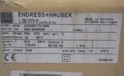 NEW ENDRESS + HAUSER LIQUISYS-M