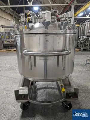 USED W.F. Scarince Inc. 300 Liter W.F. Scarince Jacketed Cyro Receiver Tank, Hastelloy C22, 45/65#