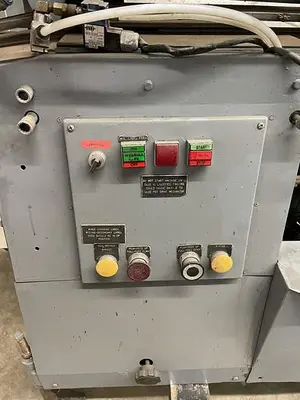 USED 1989 BURT 408D HYDRAULIC ROLL THROUGH LABELER