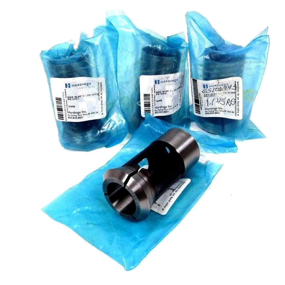 NEW LOT OF 4 HARDINGES 1-1/4 ACME COLLET 1.145 1687V PO COLL
