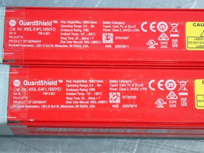Used ALLENBRADLEY 450LE4FL1950YD Light Curtains & Grids Ohio US | HGR 24 #727952