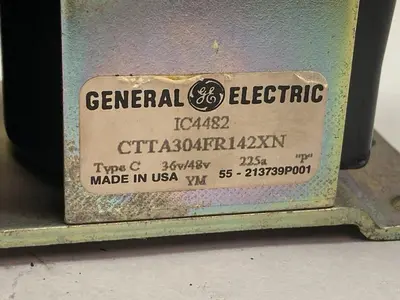 Used GENERAL IC4482 CTTA304FR142XN Motor Control Parts Ohio US | Surplus Asset Holdings #1495547