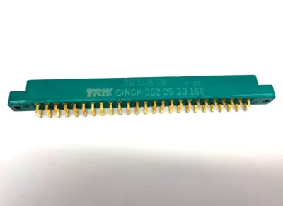 252 25 30 160 | TRK Cinch  Solder Tab Dual Edge Electronic Connector Female - Used