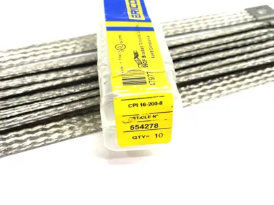 USED NVENT ERICO ERIFLEX BRAIDED GROUNDING STRAPS